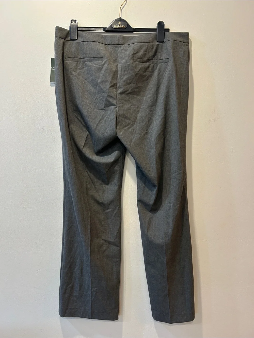 Lauren Ralph Lauren Men's Charcoal Dress Trousers